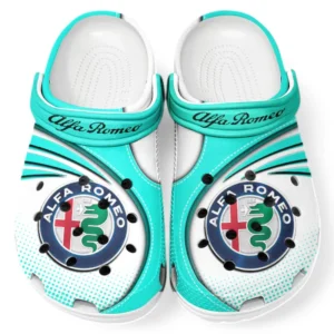 Retro Sports Car Fans Gift Crocs, Clogs All Over Print Gift For Retro Sports Car Owner CAR181031525737 - Cyan