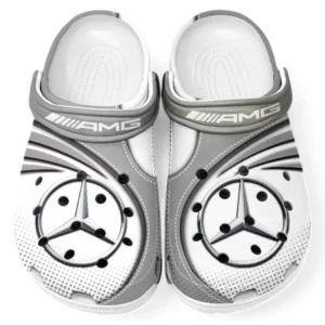 Sport Car Fans Gift Crocs, Clogs All Over Print Gift For Sport Car Owner CAR181031525748 - Gray
