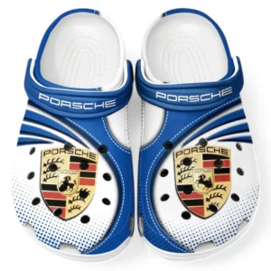 Car Fans Gift Crocs, Clogs All Over Print Gift For Car Owner CAR181031525750 - Blue