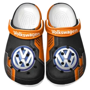 Car Fans Gift Crocs, Clogs All Over Print Gift For Car Owner CAR185031525222 - Orange
