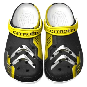 Car Fans Gift Crocs, Clogs All Over Print Gift For Car Owner CAR185031525266 - Yellow
