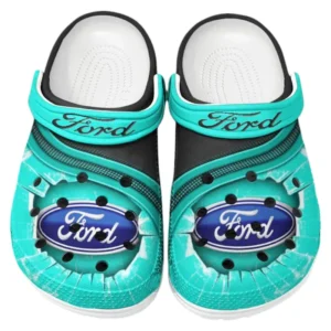 Car Fans Gift Crocs, Clogs All Over Print Gift For Car Owner CAR188032025115 - Cyan