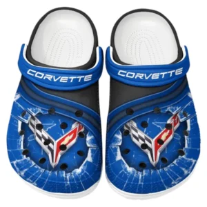 Car Fans Gift Crocs, Clogs All Over Print Gift For Car Owner CAR188032025116 - Blue