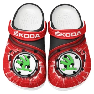 Car Fans Gift Crocs, Clogs All Over Print Gift For Car Owner CAR188032025122 - Red