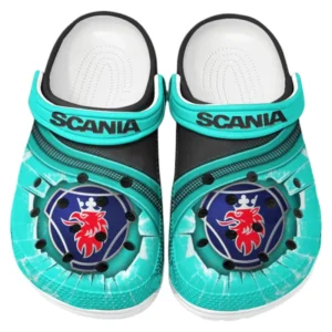 Truck Fans Gift Crocs, Clogs All Over Print Gift For Truck Owner CAR188032025136 - Cyan