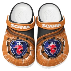 Truck Fans Gift Crocs, Clogs All Over Print Gift For Truck Owner CAR188032025136 - Orange