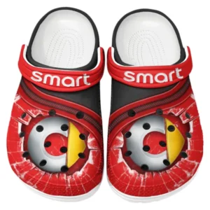Car Fans Gift Crocs, Clogs All Over Print Gift For Car Owner CAR188032025138 - Red