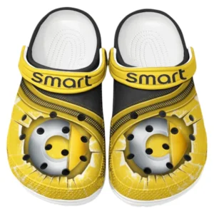 Car Fans Gift Crocs, Clogs All Over Print Gift For Car Owner CAR188032025138 - Yellow