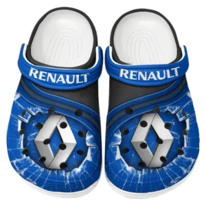 Car Fans Gift Crocs, Clogs All Over Print Gift For Car Owner CAR188032025143 - Blue