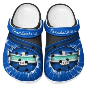 Car Fans Gift Crocs, Clogs All Over Print Gift For Car Owner CAR188032025155 - Blue