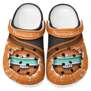 Car Fans Gift Crocs, Clogs All Over Print Gift For Car Owner CAR188032025155 - Orange