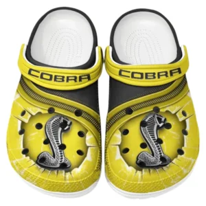 Car Fans Gift Crocs, Clogs All Over Print Gift For Car Owner CAR188032025157 - Yellow