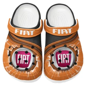 Retro Car Fans Gift Crocs, Clogs All Over Print Gift For Retro Car Owner CAR188032025158 - Orange