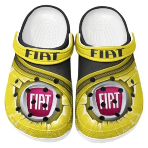 Retro Car Fans Gift Crocs, Clogs All Over Print Gift For Retro Car Owner CAR188032025158 - Yellow