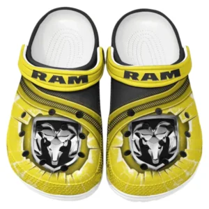Truck Fans Gift Crocs, Clogs All Over Print Gift For Truck Owner CAR188032025160 - Yellow