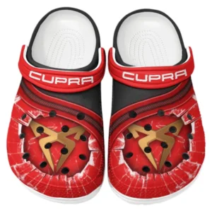 Car Fans Gift Crocs, Clogs All Over Print Gift For Car Owner CAR188032025162 - Red