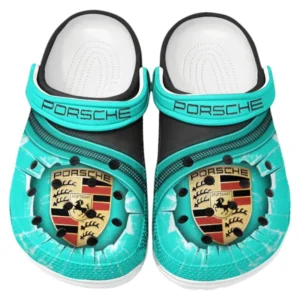 Car Fans Gift Crocs, Clogs All Over Print Gift For Car Owner CAR188032025167 - Cyan