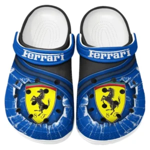 Sport Car Fans Gift Crocs, Clogs All Over Print Gift For Sport Car Owner CAR188032025187 - Blue