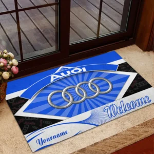 Car Fans Gift Doormat, Welcome Mat All Over Print For Car Owner CAR1903052504 - Blue
