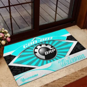 BRP Can-am Fans Gift Doormat, Welcome Mat All Over Print For BRP Can-am Owner CAR1903052510 - Cyan