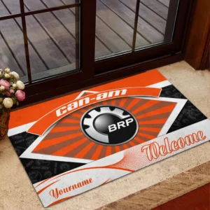 BRP Can-am Fans Gift Doormat, Welcome Mat All Over Print For BRP Can-am Owner CAR1903052510 - Orange