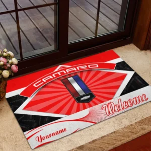 Car Fans Gift Doormat, Welcome Mat All Over Print For Car Owner CAR1903052515 - Red