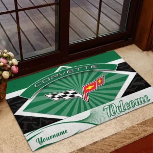 Speed Car Fans Gift Doormat, Welcome Mat All Over Print For Speed Car Owner CAR1903052522 - Green