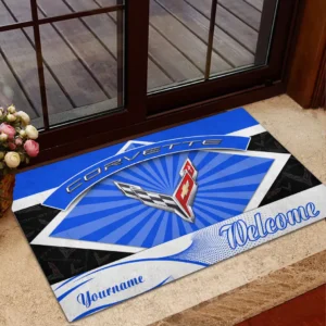 Sport Car Fans Gift Doormat, Welcome Mat All Over Print For Sport Car Owner CAR1903052524 - Blue