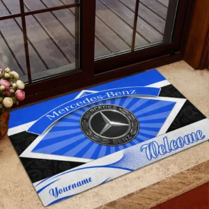 Car Fans Gift Doormat, Welcome Mat All Over Print For Car Owner CAR1903052569 - Blue