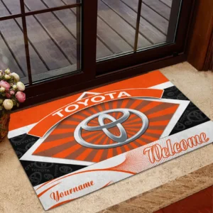 Car Fans Gift Doormat, Welcome Mat All Over Print For Car Owner CAR1903052593 - Orange
