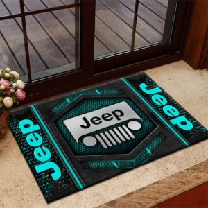 Truck Fans Gift Doormat, Welcome Mat All Over Print For Truck Lovers CAR194032125251 - Cyan