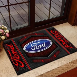 Car Fans Gift Doormat, Welcome Mat All Over Print For Car Lovers CAR194032125267 - Red
