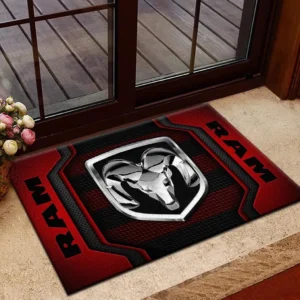 Truck Fans Gift Doormat, Welcome Mat All Over Print For Truck CAR1970319056 - Red