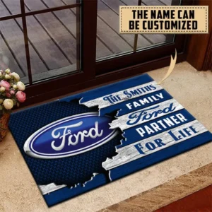 Car Fans Gift Doormat, Welcome Mat All Over Print For Car Enthusiasts CAR199022730 - Blue