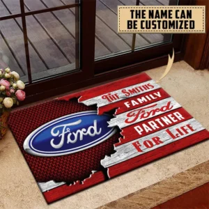 Car Fans Gift Doormat, Welcome Mat All Over Print For Car Enthusiasts CAR199022730 - Red