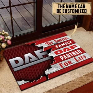 Car Fans Gift Doormat, Welcome Mat All Over Print For Car Enthusiasts CAR199022737 - Red