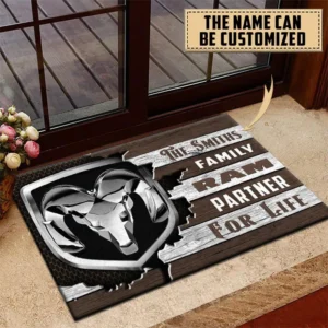Truck Fans Gift Doormat, Welcome Mat All Over Print For Car Enthusiasts CAR199022760 - Brown