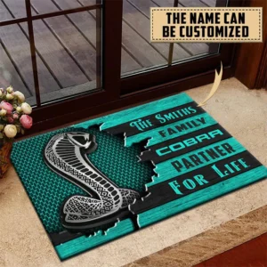Car Fans Gift Doormat, Welcome Mat All Over Print For Car Enthusiasts CAR199022769 - Cyan
