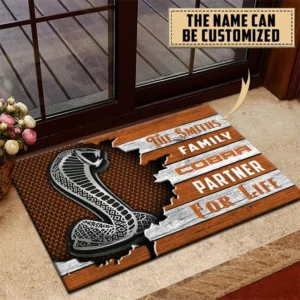 Car Fans Gift Doormat, Welcome Mat All Over Print For Car Enthusiasts CAR199022769 - Orange
