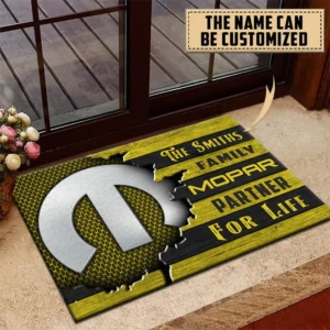 Car Fans Gift Doormat, Welcome Mat All Over Print For Car Enthusiasts CAR199022789 - Yellow