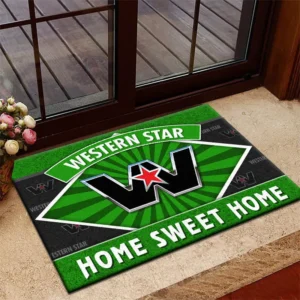 Truck Fans Gift Doormat, Welcome Mat All Over Print For Car Enthusiasts CAR303032939 - Green