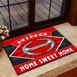 Truck Fans Gift Doormat, Welcome Mat All Over Print For Car Enthusiasts CAR303032944 - Red