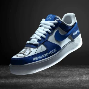 Sport Car Enthusiasts Gift Air Low-Top Sneakers, Nike Sneaker 3D Print For Car Owner - Blue CAR3103202030