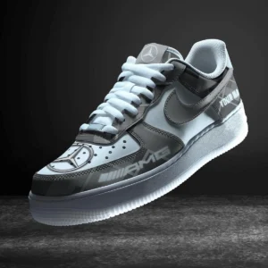 Sport Car Enthusiasts Gift Air Low-Top Sneakers, Nike Sneaker 3D Print For Car Owner - Grey CAR3103202030