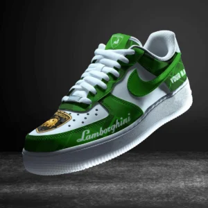 Speed Car Enthusiasts Gift Air Low-Top Sneakers, Nike Sneaker 3D Print For Car Owner - Green CAR3103202033