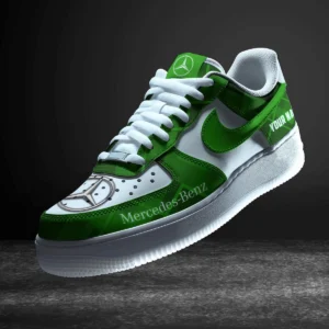 Car Enthusiasts Gift Air Low-Top Sneakers, Nike Sneaker 3D Print For Car Owner - Green CAR3103202035