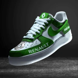 Car Enthusiasts Gift Air Low-Top Sneakers, Nike Sneaker 3D Print For Car Owner - Green CAR3103202049