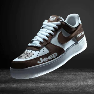 Truck Enthusiasts Gift Air Low-Top Sneakers, Nike Sneaker 3D Print For Car Owner - Brown CAR3103202058