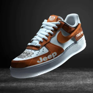 Truck Enthusiasts Gift Air Low-Top Sneakers, Nike Sneaker 3D Print For Car Owner - Orange CAR3103202058