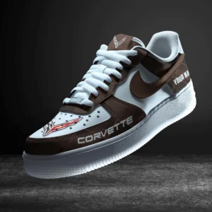 Car Enthusiasts Gift Air Low-Top Sneakers, Nike Sneaker 3D Print For Car Owner - Brown CAR3103202060